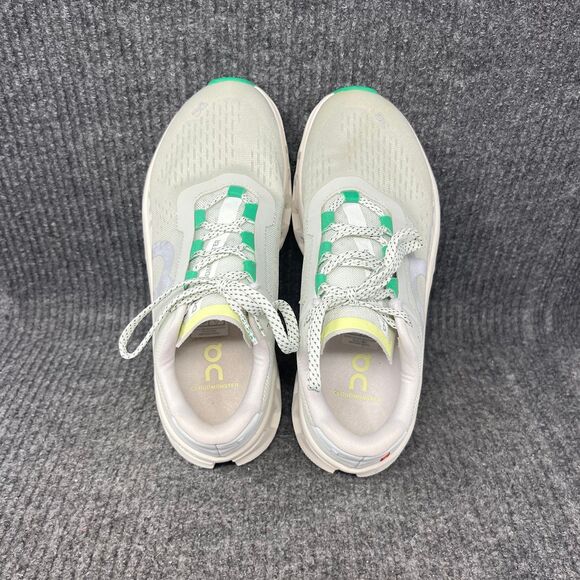 On Cloud Cloudmonster Aloe White Green Athletic Running Shoes Women’s 8 - Picture 7 of 8